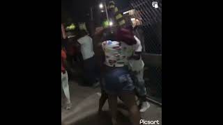 Fight Caught On Camera In Jamaica Shot Fire