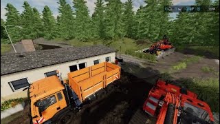 Phase 1 of camping finished/gas station project/selling furniture |Public Work |Fs22 |Ps4