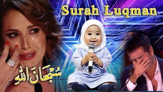 Cute Baby Is Reciting Surah Luqman Makes Everyone Cry 🥲 🥰