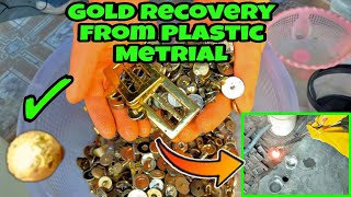 Gold recovery from gold plated plastic material (Batun)/Gold Recovery/#business #gold #goldmelting