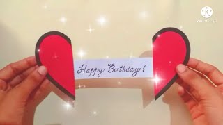 Easy Birthday Card (2022) 😍 for loved onces / Birthday Gift Ideas