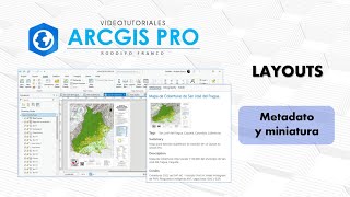 ArcGIS Pro - Layouts - Metadato y miniatura