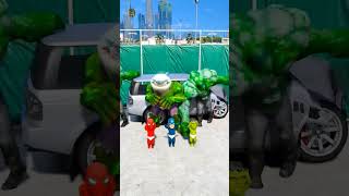 GTA V SPIDERMAN, HULK AND CAPTAIN BABY IS IN DANGER #hulk #gta #gtav #spiderman #captainamerica #139