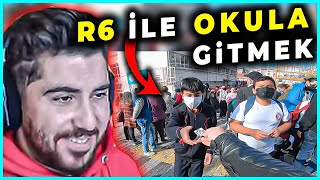 BLoodRappeR - Byk Motovlog '' R6 İLE KARDEŞİMİ OKULDAN ALDIM! | TEPKİLER'' İZLİYOR