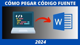 Cómo pegar código fuente en Word