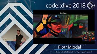 Neural networks interactively - right in your browser! - Piotr Migdał - code::dive 2018