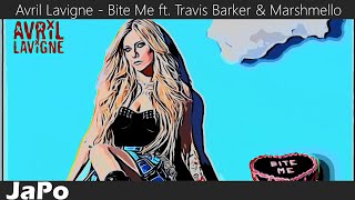 Avril Lavigne - Bite Me ft. Travis Barker & Marshmello (Текст песни)