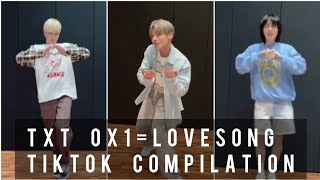 TXT' (투모로우바이투게더) 0X1=LOVESONG tiktok compilation