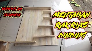 Rak rias dinding dari kayu_Alga Elga