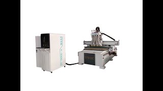 Multi head 4×8 CNC wood router table is the best wood CNC machine kit