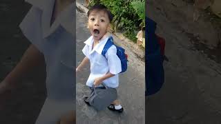 Papasok na po ako sa School #vlog #5yearsold #happykid #happy #school #schoollife #schooltime