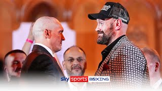 The FIRST face-off ahead of Usyk vs Fury rematch! 🔥