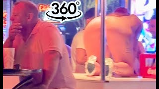 VR360° Benidorm 3D Night Street Walk | Gerona Street | Music Club Broadway| August 2024 | 5.7K HDR