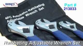 Ratcheting Adjustable Wrenches