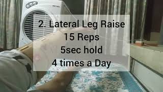 ACL / Meniscus Rehab Exercises | First 0-14 Days recovery schedule