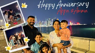 Happy 9th Wedding Anniversary Appa & Amma @joshuaandsisters