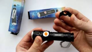 Аккумуляторный фонарь Probe Shiny flashlight xml-t6 с USB зарядкой 18650 обзор, отзывы, емкость