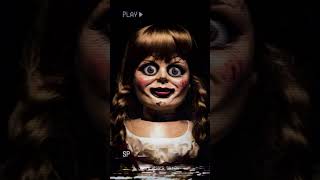 😱 Scary Annabelle Jumpscare Doll Laughing Sound 😱 Horror Short Video #scaryshorts #annabelle