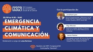 30/09 PLENARIA 3:  Emergencia climática y comunicación