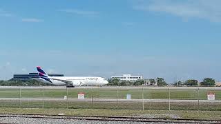 LATAM 787 departing Miami Intl airport