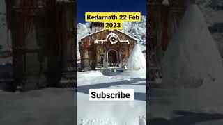 Kedarnath 22 Feb 23. #shorts #viral #trending #reels #kedarnath #shortvideo #shortsvideo #rudranath