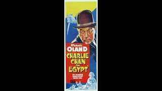 Charlie Chan in Egypt 👀 😎 1935-  Mystery, Horror (Halloween Special)