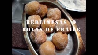 berlinesas o bolas de fraile caseras