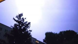 Gewitter  in Berlin  Karlshorst, 7.8.2024 nach 22 Uhr