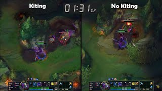 Kiting vs no Kiting Jungle Clear | How big is the difference in Preseason 13?