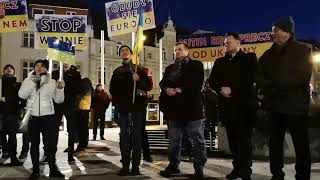 Ukraina - Polska wielka manifestacja w Świnoujściu.