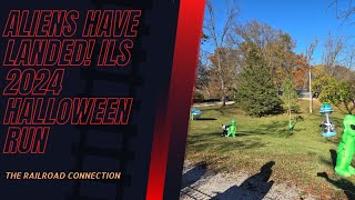 Aliens have landed! Illinois Live Steamers 2024 Halloween run full ride around railroad