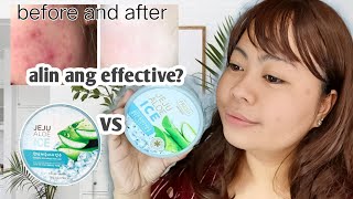 JEJU ALOE ICE | FRESH SKINLAB VS THEFACESHOP (Grabe!! NAUBOS KO isang TUB!) + FREE GIVEAWAYS