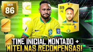 BORA😱🇧🇷TIME INICIAL MONTADO & MITEI NAS RECOMPENSAS!|RUMO AO TOPO EP:1|EA FC MOBILE|