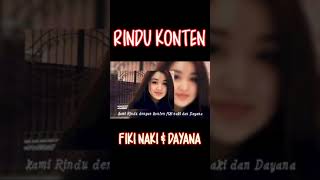 Rindu konten fiki naki dan dayana. OME-TV internasional. Chank tv