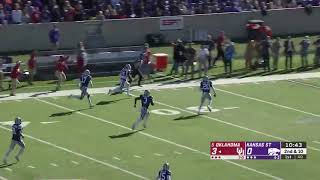 Oklahoma Sooners Jalen Hurts Roast Defense On A 70 Yard Flea Flicker