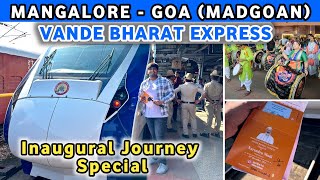 Mangalore To Goa Vande Bharat Express | Mangalore To Madgoan Vande Bharat Express | Vande Bharat