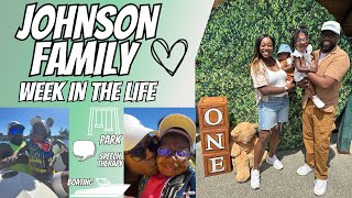 JOHNSON FAMILY| WEEK IN THE LIFE| PARK DATE| BOAT OUTING AND MORE