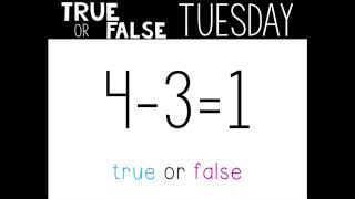 Number Talk: True or False Tuesday (May 19, 2020)