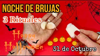 3 Rituales Noche de Brujas 🧙‍♀️Limpieza y Protección🧿 #31deoctubre  #nochedebrujas  #halloween