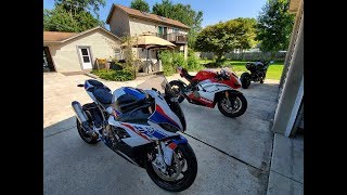 BrenTuned StageM 2020 S1000RR vs 5ups Stock Ducati V4