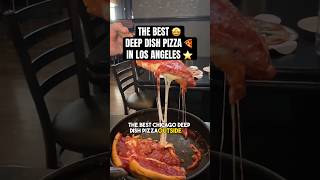 BEST DEEP DISH PIZZA IN LOS ANGELES!? #pizza #chicagodeepdish #deepdishpizza #shermanoaks #shorts