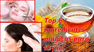 6 ingredientes florales para el cuidado de la piel