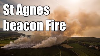 St Agnes Beacon Gorse Fire 20/06/2017