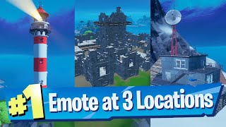 Emote at the Weather Station, Fort Crumpet or Lockie's Lighthouse Location - Fortnite