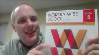 wordly wise 5 - lessons 6-10 - review pages and dictation