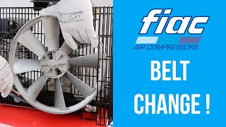 Fiac Belt Drive Air Compressors - How To Change a Belt !