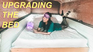 Hobo Van Build: UPGRADING THE BED! 🚐😴 | Hobo Ahle