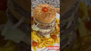 La mejor súper hamburguesa que vas hacer conmigo desde casa #cocinafacil #cocinaconmigo #asturias