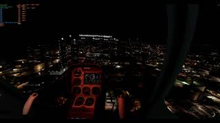 Honolulu night lights Microsoft Flight Simulator