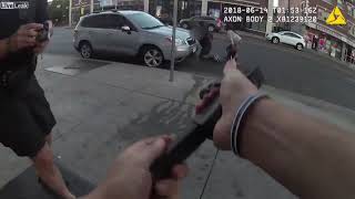 Bodycam video shows shootout with armed robbery suspect